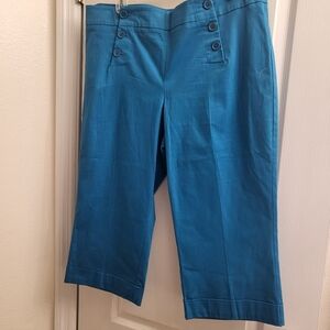 New York & Company Blue Women's Capri pants